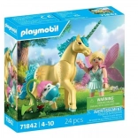 Playmobil Princess Magic Enhjørning Sunshine Blossom med fe