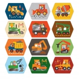 Pexeso Byggemaskiner til Børn