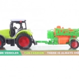 Plasttraktor med sprøjte til børn