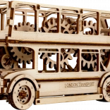 Træ 3D‑puslespil – Londonbus