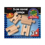 Maxim 5 cm lige skinner - samlinger 4 stk.