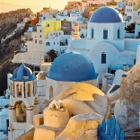 Puslespil TREFL Premium Plus Photo Odyssey: Oia, Santorini 1000 brikker