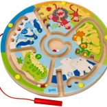 GOKI træ-magnetlabyrint Zoo