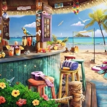 RAVENSBURGER puslespil Strandbar 1500 brikker
