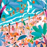 Clementoni puslespil Søndag på stranden 1000 brikker