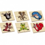 Træpuslespil MULVAREN 6 motiver fra DETOA