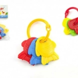 Rangle nøgler til baby – farverigt sæt vedhæng