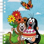 Notesbog A6 med spiralryg - Muldvarpen