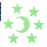 Lysende dekoration til væg Stjerner og Måne