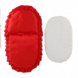 Dyne og pude til dukker til seng og barnevogn