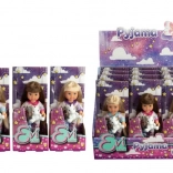 Dukken Evi i pyjamas med enhjørning 12 cm