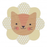 Petit Collage træ-rangle lille løve