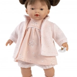 Llorens Vera – realistisk talende dukke med lyde og blød stofkrop, 33 cm