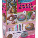 Stenmaling – glitrende enhjørning