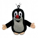 Plys muldvarp med løkke 8 cm