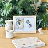 Fotoramme til kæledyrsaftryk