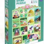 DJECO puslespil Tre små grise 35 brikker