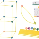 Kreativ byggesæt – Tubestænger til fremstilling af telte og konstruktioner, 75 dele