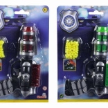 rumkugle-pistol med ammunition 18 cm, 2 farver