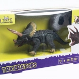 Triceratops-dinosaur på fjernbetjening med lys og lyde