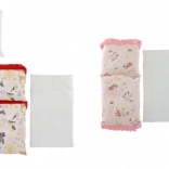 Dyne og pude med underlag til dukker