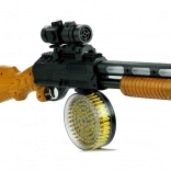 Interaktivt legetøj AK 868-1 gevær med lyd- og lyseffekter