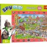 Observationspuslespil SPY GUY – Byen, 100 brikker