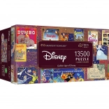 Puslespil 13500 brikker Guldtiden Disney