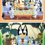 Bluey puslespil 2x24 brikker