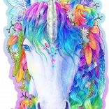 Træpuslespil stilfuld enhjørning 150 brikker WOODEN CITY