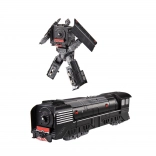 Metalrobot, der kan omdannes, lokomotiv sort