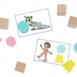 Træ-sorteringsklodser O! Klocki BABY – BOBAŚKI I MIŚ fra Trefl