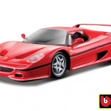 Metalmodel Bburago 1:24 Ferrari F50 rød