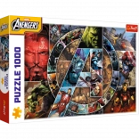puslespil 1000 brikker - Marvel Avengers helte