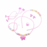 Modesæt med sommerfugle – børnesæt med smykker og hårtilbehør