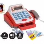 Lille digital børnekasseapparat med tilbehør, lys og lyd