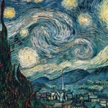 Puslespil Vincent van Gogh: Stjerneklart nat