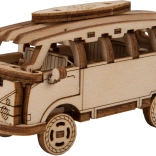 Træ 3D-puslespil WOODEN CITY Superfast retro minibus