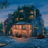 Puzzle La Maison Rose – det lyserøde hus 1000 brikker