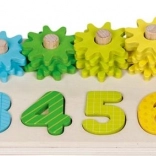 Goki sorteringsspil med tandhjul – lær at tælle