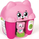 Bløde CLEMMY-klodser i boks med låg, kat, 6 stk – CLEMENTONI