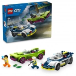 Lego City politijagt med muscle car 60415