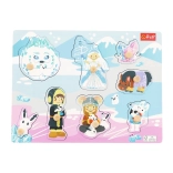 Mellemstort træpuslespil Is-slot, 8 brikker