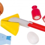 Goki skæresæt med lækkerier i træ