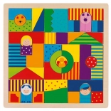 Træmosaik bondegård