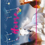 Boks til hæfter A5 med hestemotiv