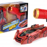 Rock Buggy anti-gravitations RC bil med laser 15 cm rød