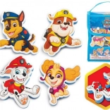 Skumpuslespil til badet PAW PATROL i lille taske (18 m+)