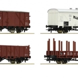 Roco otte-dels godsvognssæt DRG H0