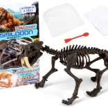 Clementoni Smilodon - Saml-selv skelet af sabeltiger